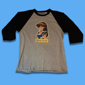 Hook-Ups "Dream Girl" Varsity Crewneck Jeremy Klein 3/4 Sleeve Baseball Jersey